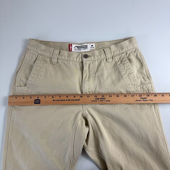 Mountain Khakis Men's Broadway Fit Pants Chinos Tan Beige Khaki Size 33 x 34 - Picture 8 of 12